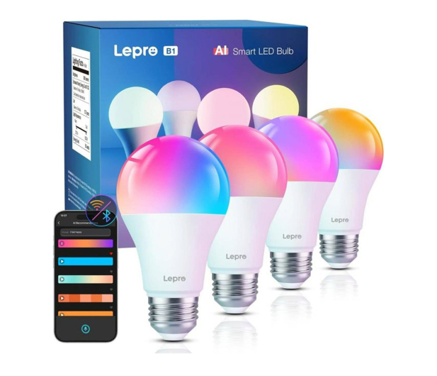 Lepro Lepro B1 AI Smart Bulb E27 - inteligentne żarówki E27 (4szt) - 1369942 - zdjęcie